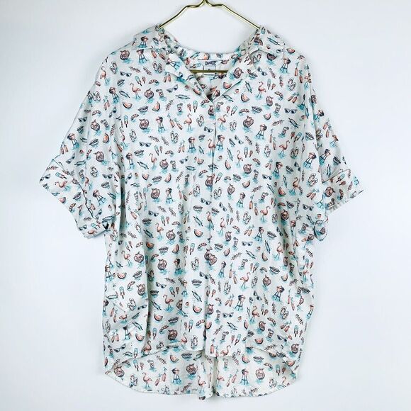 Duluth Women's Size XL Printmaker Lightweight Popover Shirt. - Picture 1 of 5